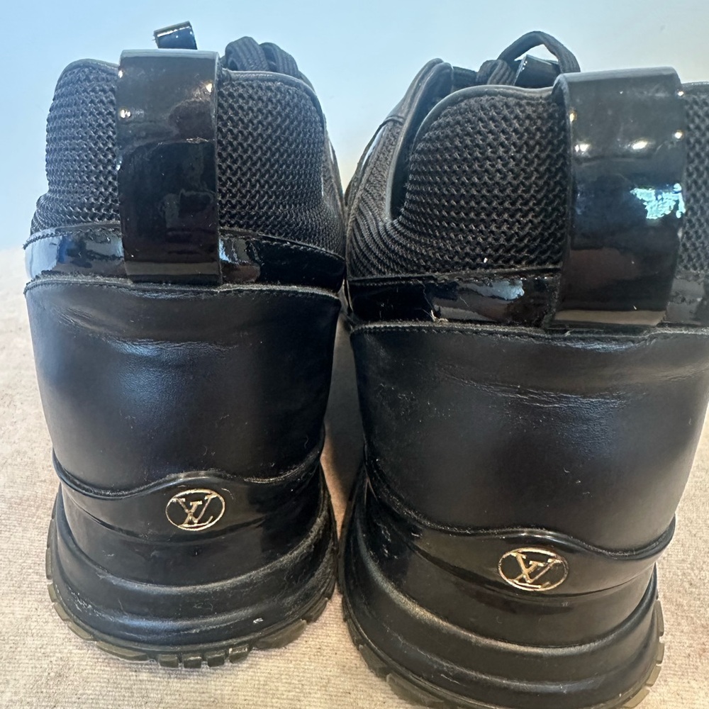 Louis Vuitton Black and Brown Monogram Sneaker - Picture 8 of 11